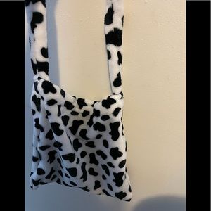Cow print shoulder/crossbody bag
